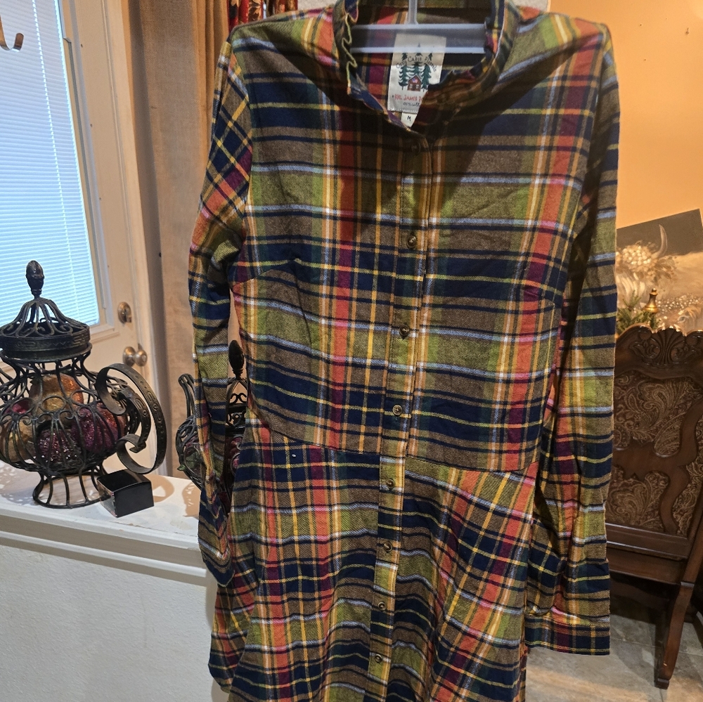 KIEL JAMES PATRICK FLANNEL DRESS